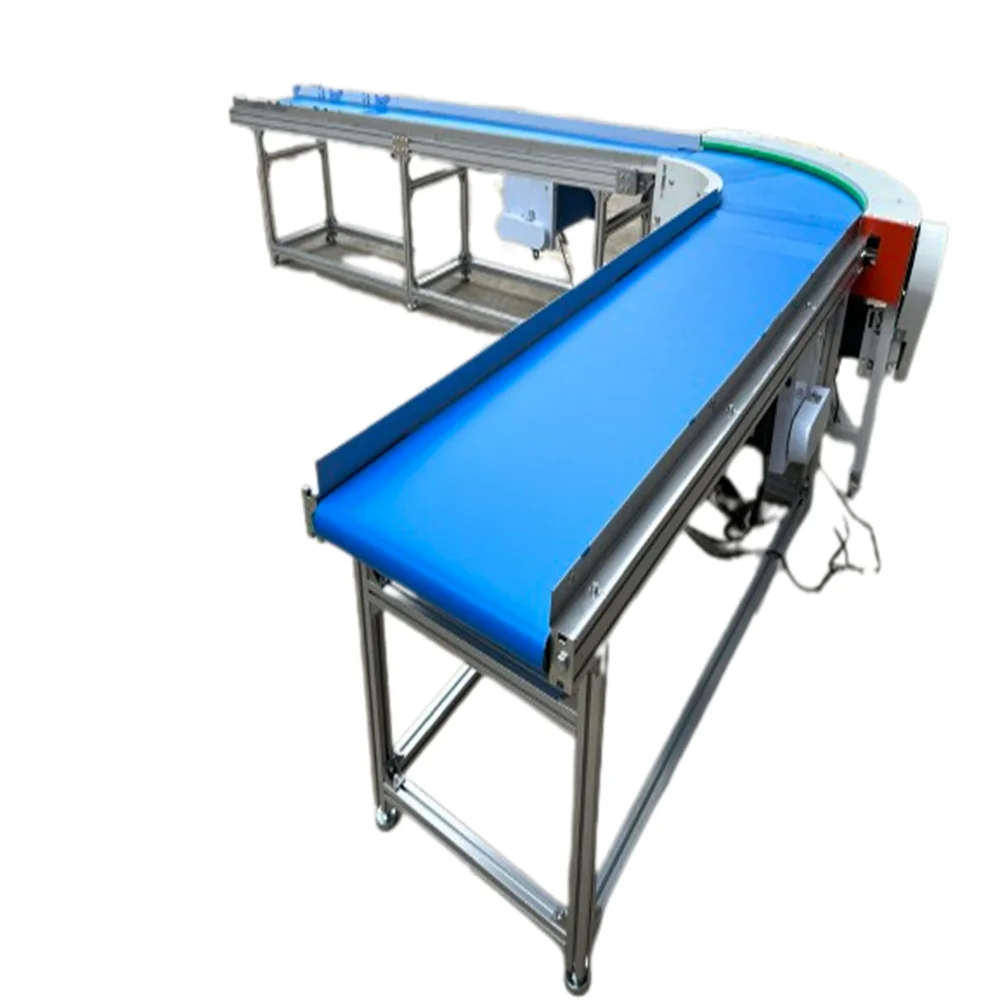 Assembly Line Automatic Conveyor Band Fruit Sorting Sand Gravel Portable Electric Food Grade Belt Conveyor in Stocks