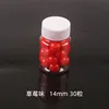 Strawberry flavor, large size, 14mm (30 pieces)