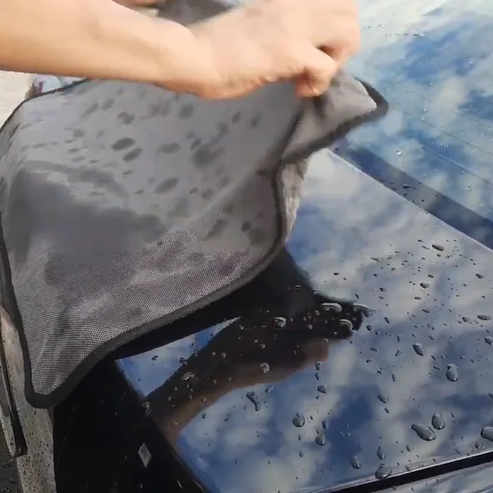 XXL Panno Microfibra Asciugatura Auto Moto Professionale 90X60 CM, 500GSM Asciug