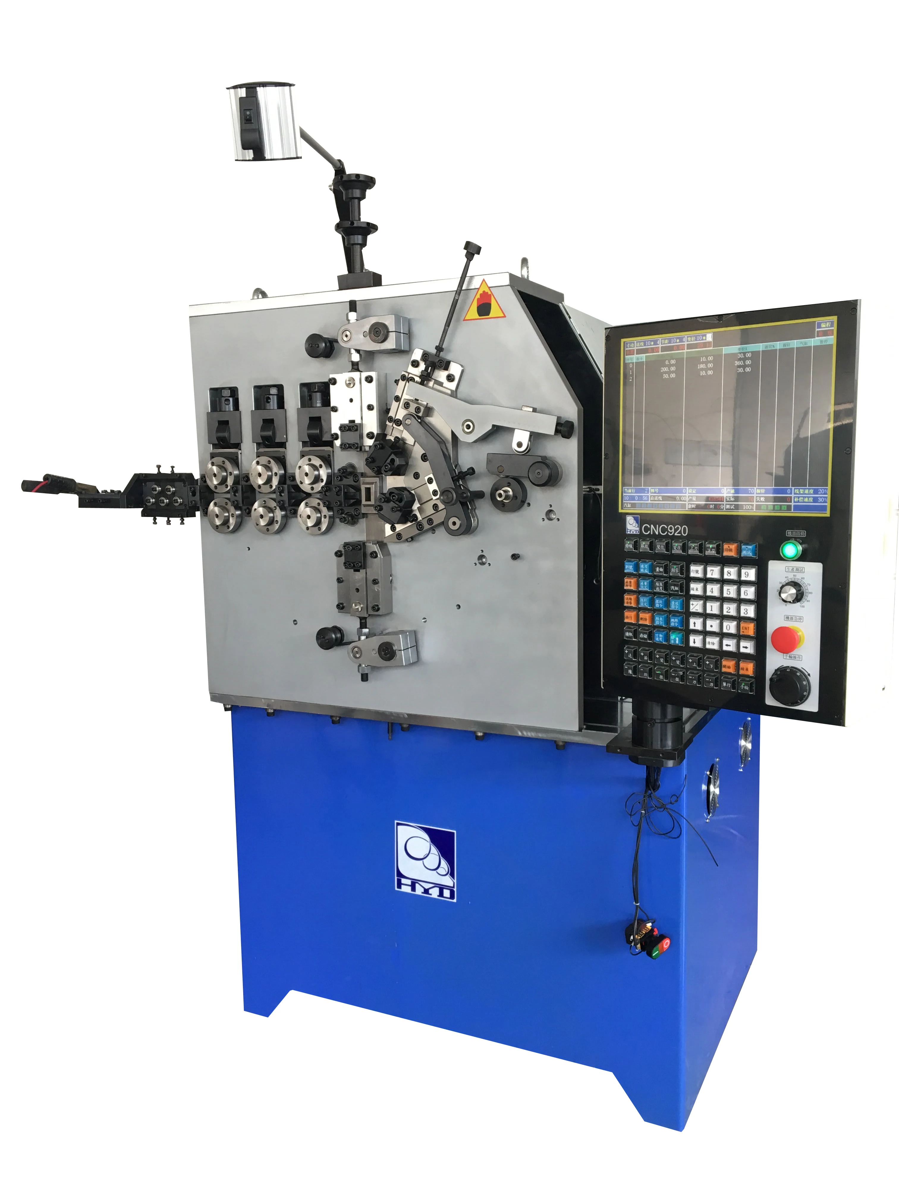 Automatic CNC Spring Coiling Machine with 1 Year Warranty Unlimited Max Wire Speed and Right Left Wire Feed