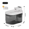 Black transparent 2L intelligent induction water -2500mAh