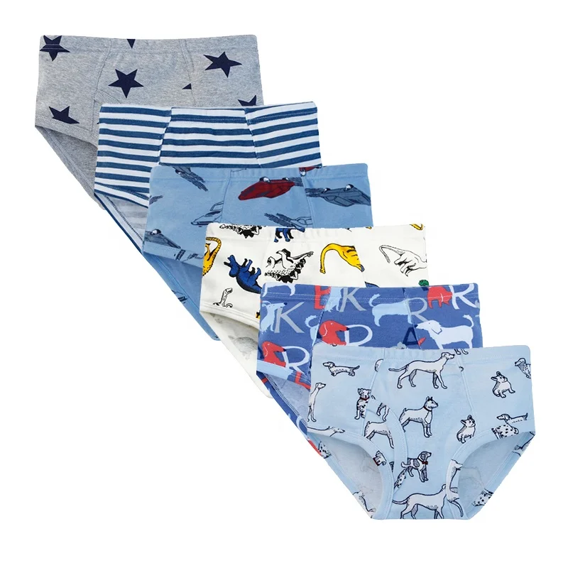 Мультяшное хлопковое детское дышащее нижнее белье для мальчиков оптом/ODM/OEM