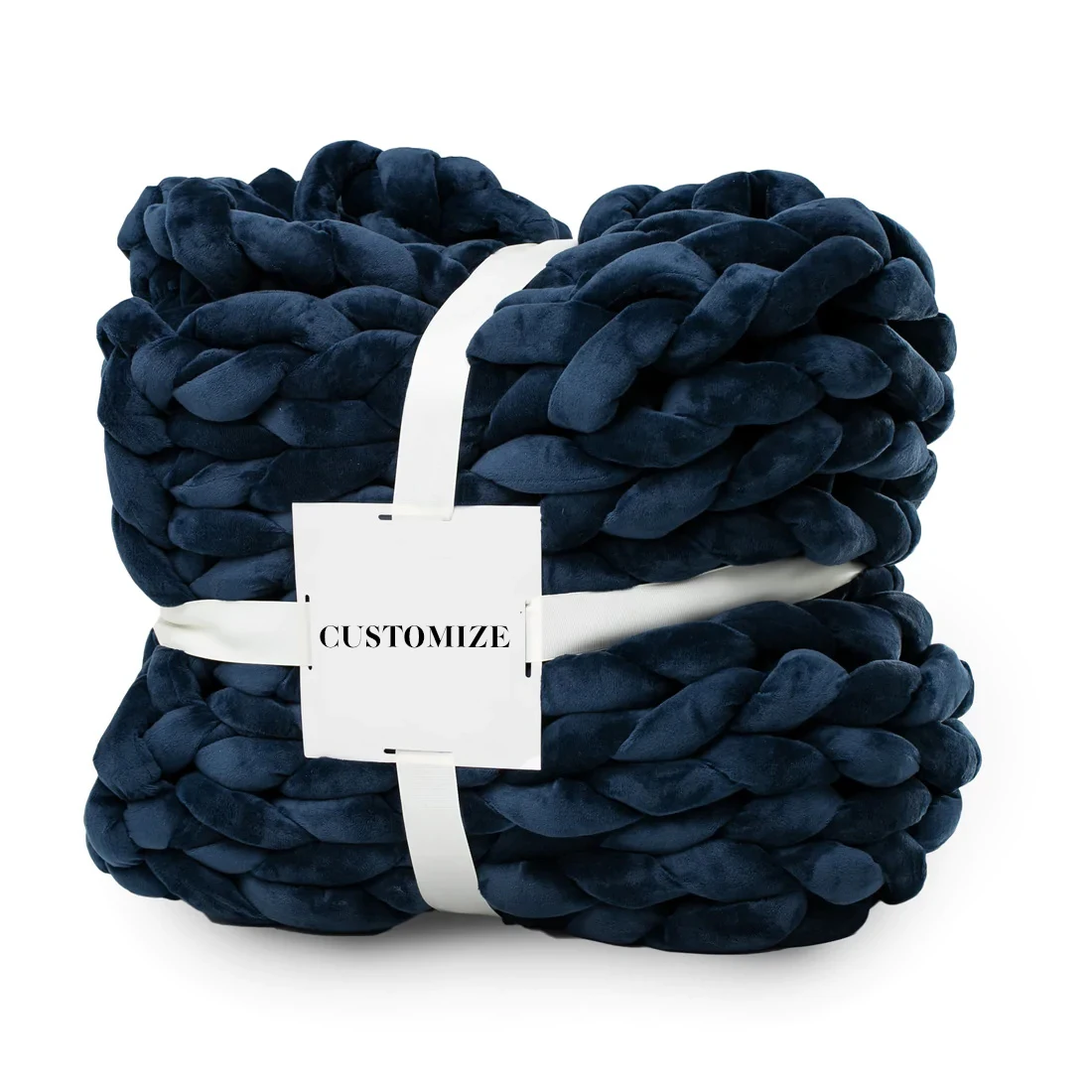 Nonshedding Warm Custom Hand No Filler Hand Chunky Velvet Weighted