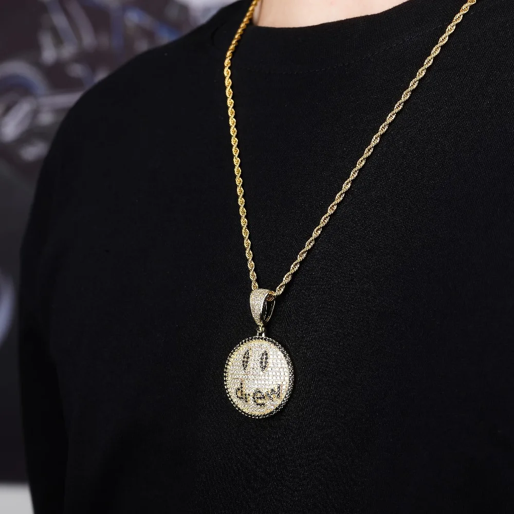 Trendy Hip Hop Iced Out Full Zircon 