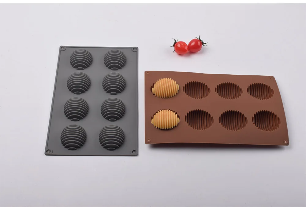 Mafengwo Egg Shaped Silicone Mold for Mousse Chocolate Pudding Jelly Baking DIY Cake Tools factory