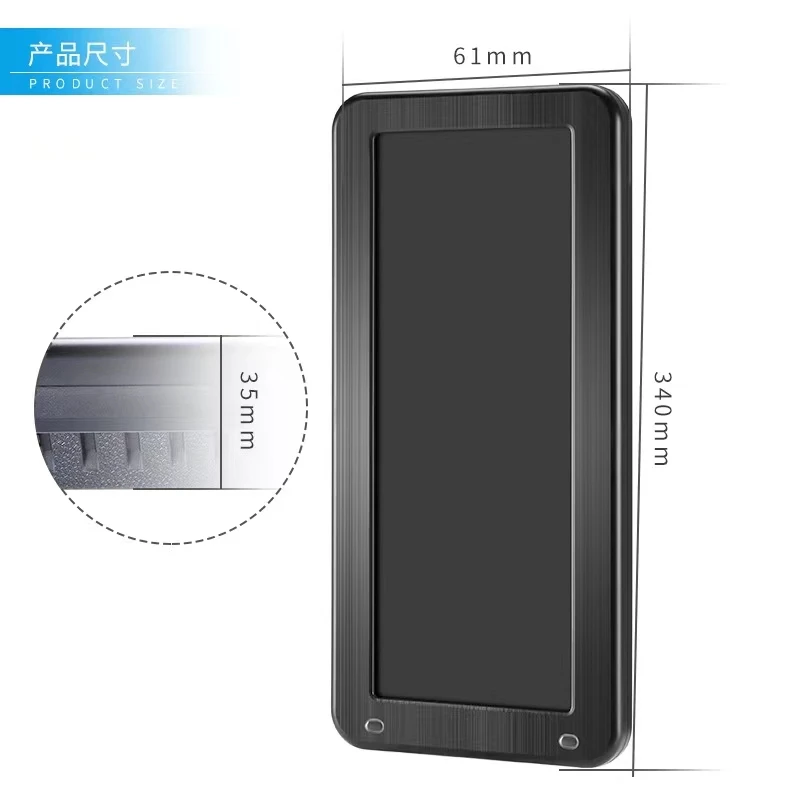 2024 New 12.3-inch dual recording car recorder with 1920 pixels