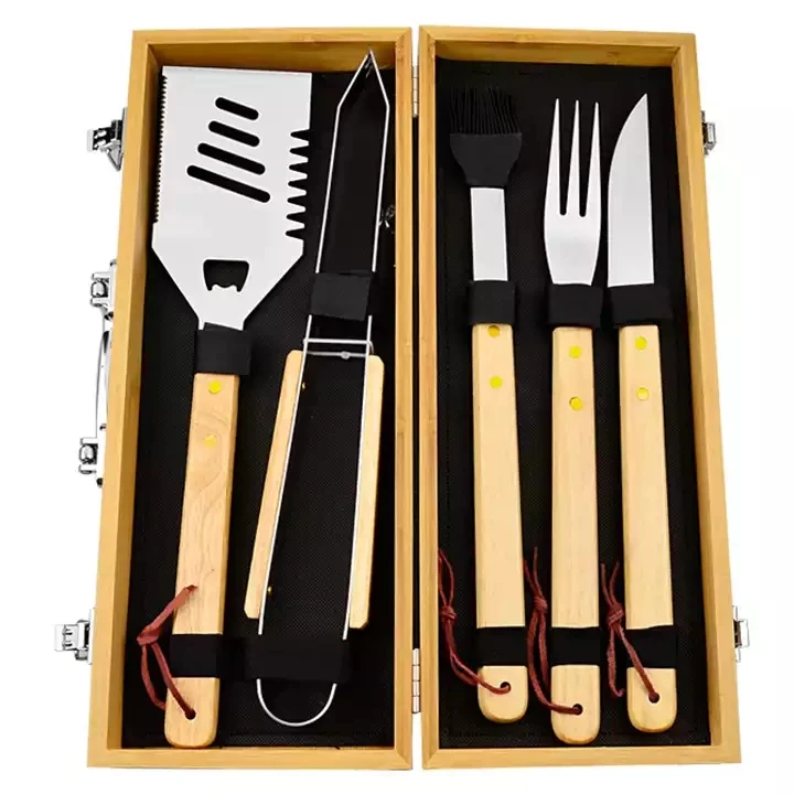 Zonwin BBQ Tools - Eco-Friendly 5 Piece Grill Accessory Kit