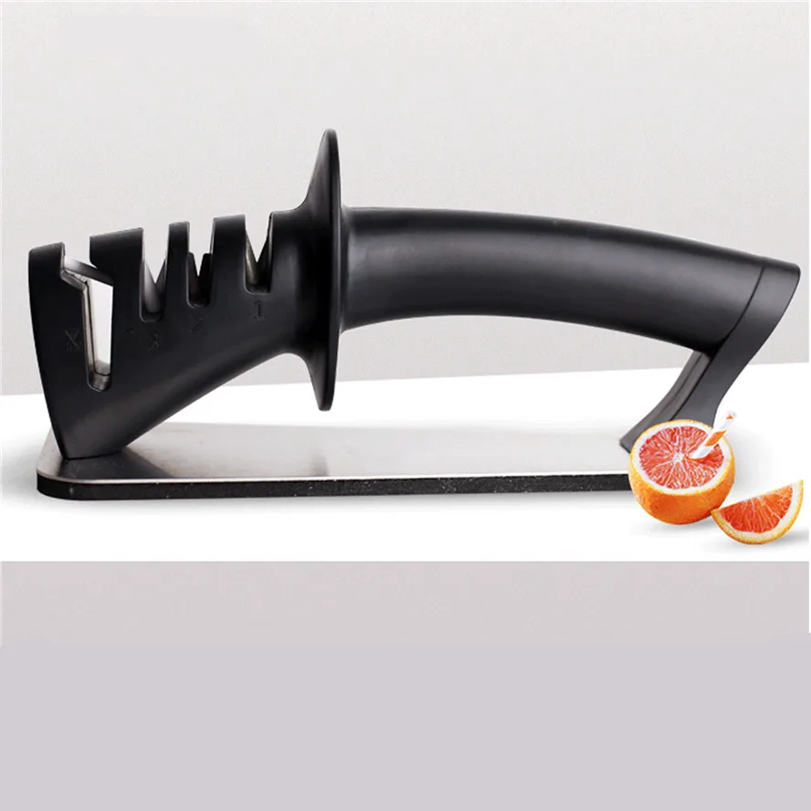 1pc Multi-function Knife Sharpener, Modern Tungsten Steel Knife And Scissor Sharpener  Tool For Kitchen