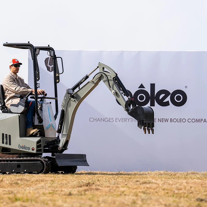 Boleo Direct Sale Mini Digger Operating Weight 1 Ton Euro 5 Crawler Rubber Track Mini Excavators With CE EPA