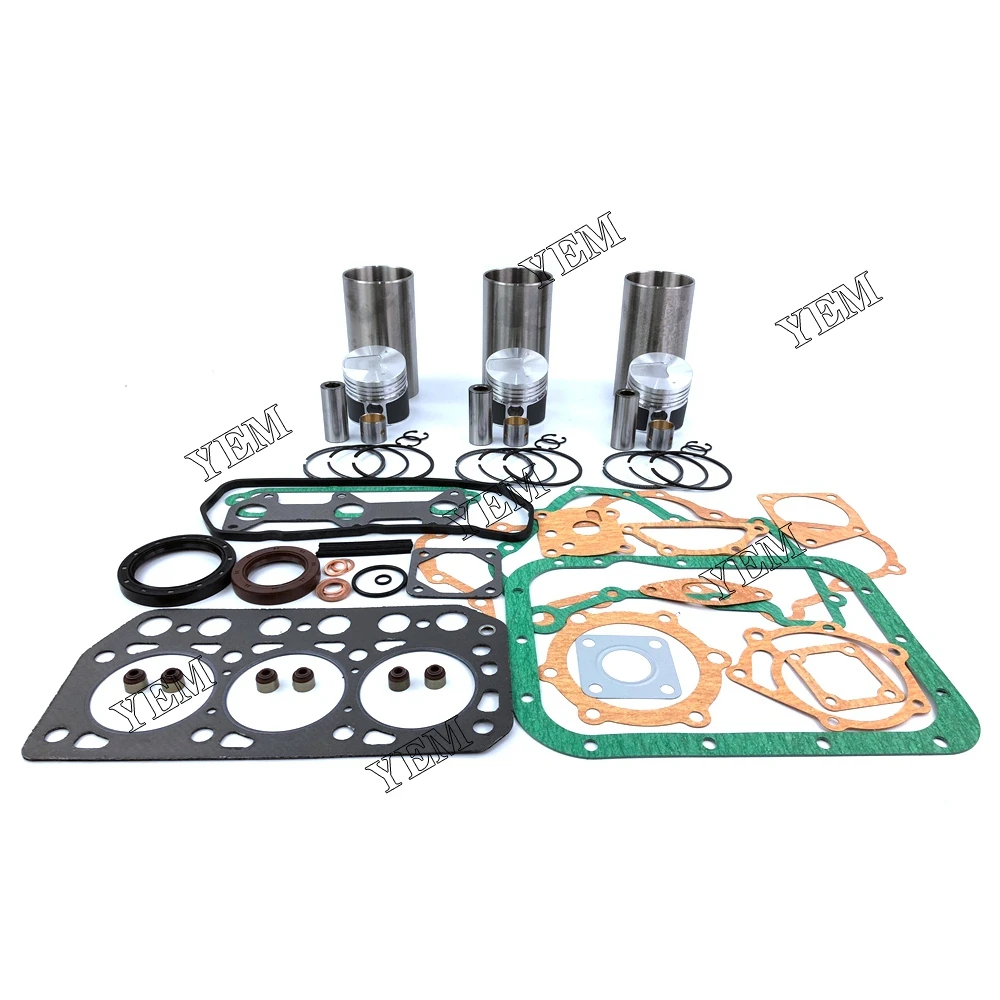 K3D Repair Kit With Piston Rings Liner Cylinder Gasket for Mitsubishi