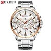 2 Glod Case White Dial