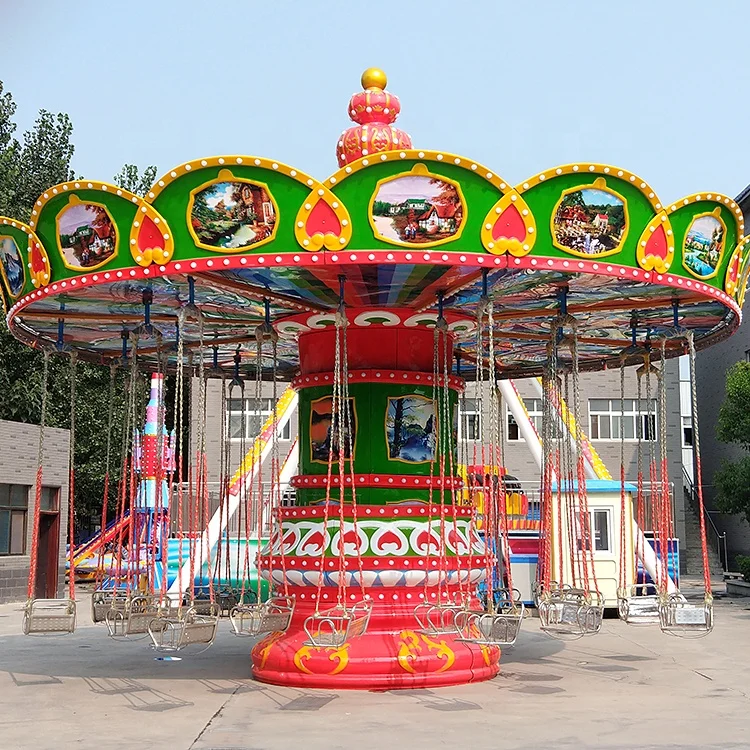 Fashion Amusement Park 24 Seats Flying Chair Ride for Sale