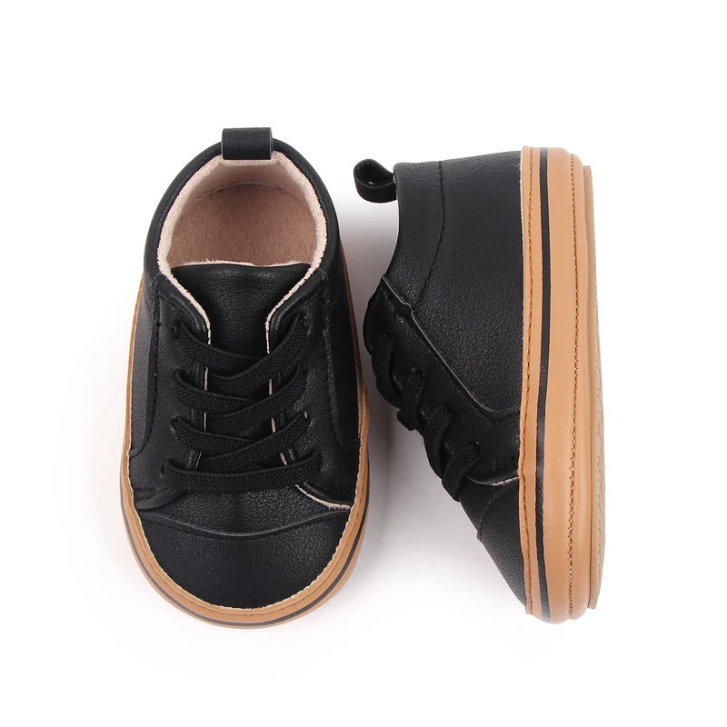 High Quality Soft PU Leather Baby Sneakers Prewalker Shoes 2025 details