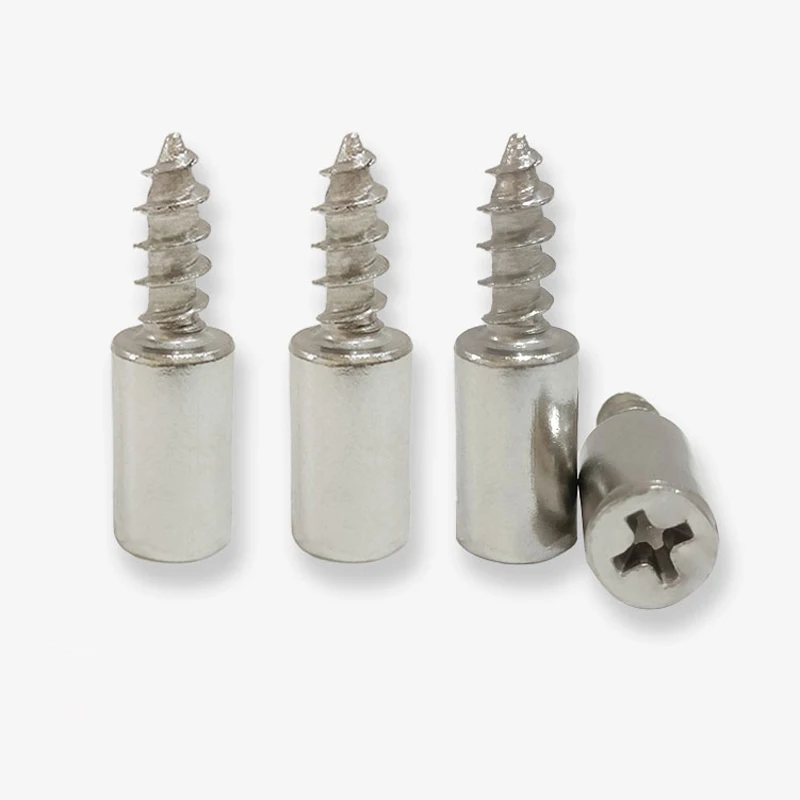 Furniture Straight Shelf Supports Pegs Pins Metal Nickel Plated