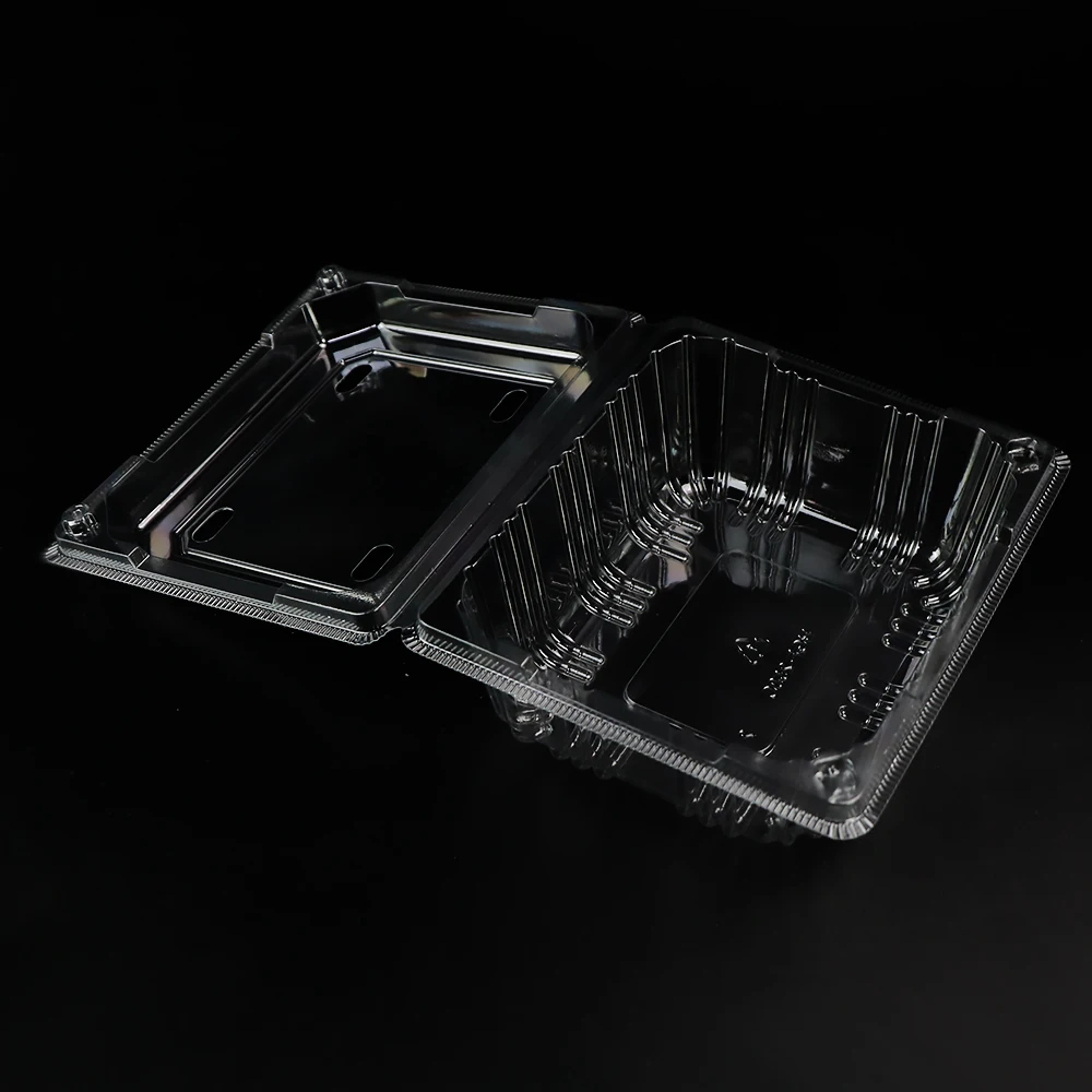 Disposable Clear Fruit Clamshell Packaging Box Plastic Rpet/pet Fruit
