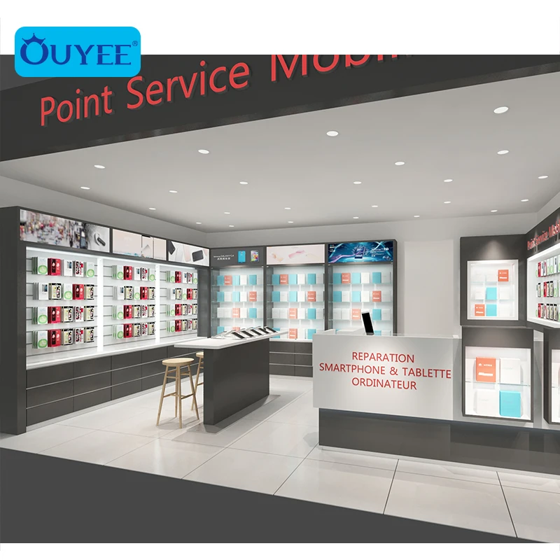 Interior Design Glass Mobile Counter Phone Sale Shop Counter Design For Mobile Phone Shop Decoration Ideas