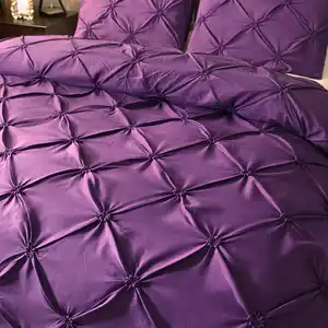Factory Hot Sell Directly King Bedding Set Quilt Duvet Cover Set 100% Polyester