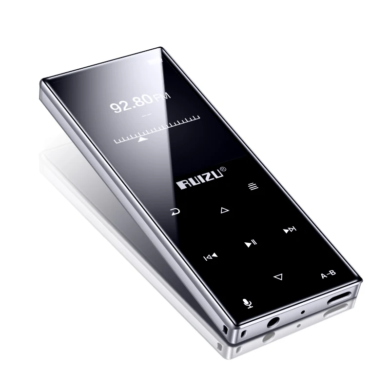 Latest Digital RUIZU D29 With Alarm Clock 1.8 Inch Tft Touch Screen Indian Download Song Bt Internal Memory MP3 Music Player
