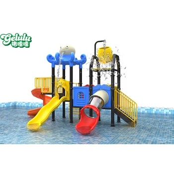 Top Quality Preschool Children Commercial Amusement Water Park Swimming Pool Plastic Slide