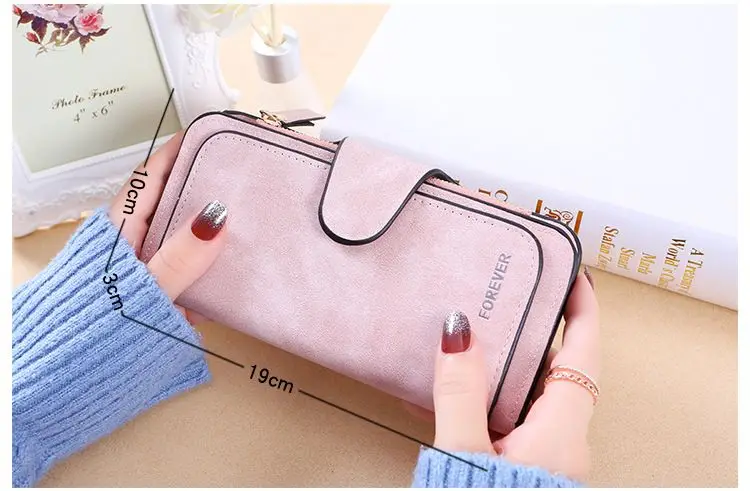 Folding Credit Card Holder Custom Women Lady Travel Luxury Pu Leather 3 ...