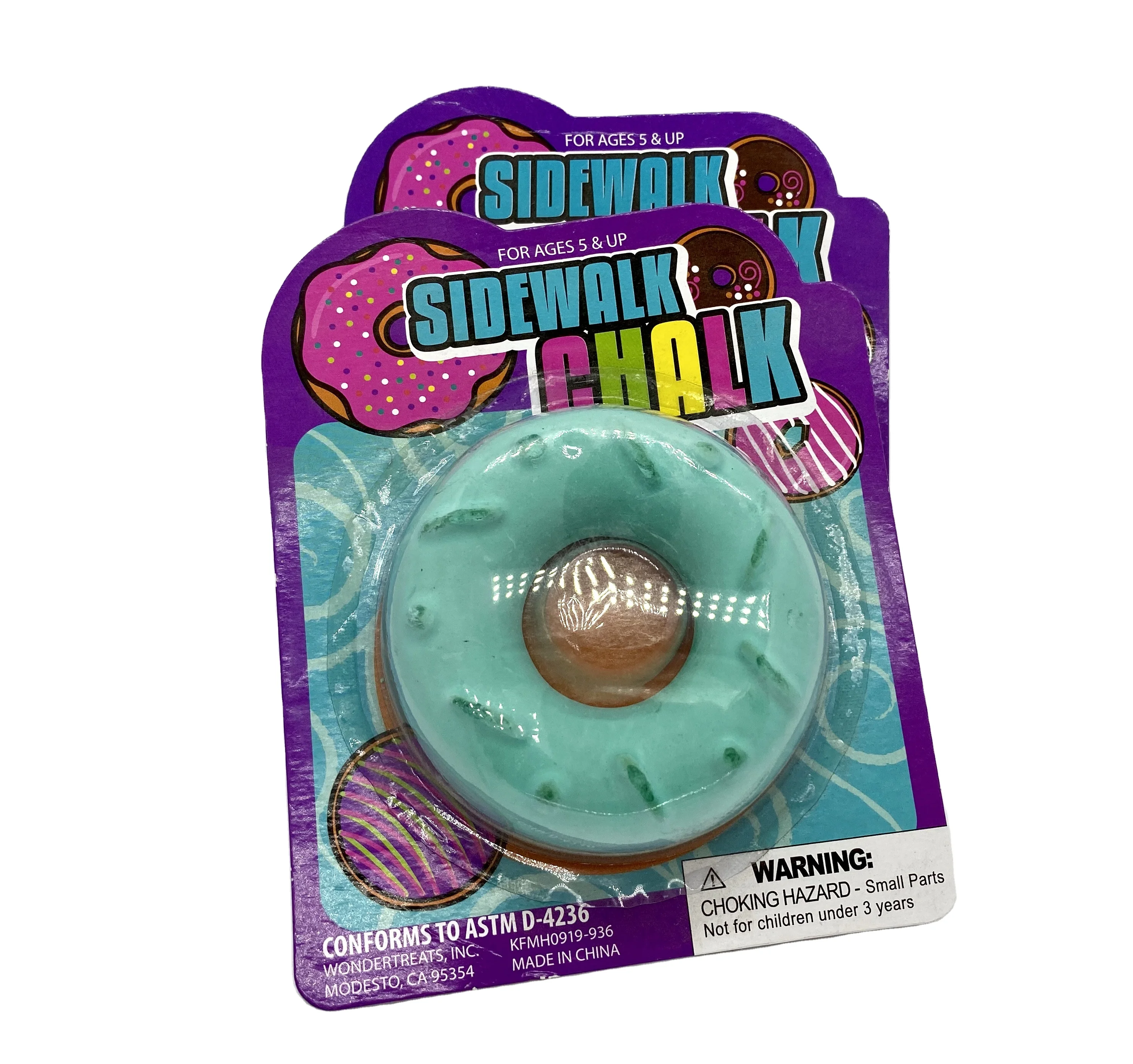 Пользовательские моющиеся нетоксичные экологически чистые Меловые игрушки в форме пончика для детей