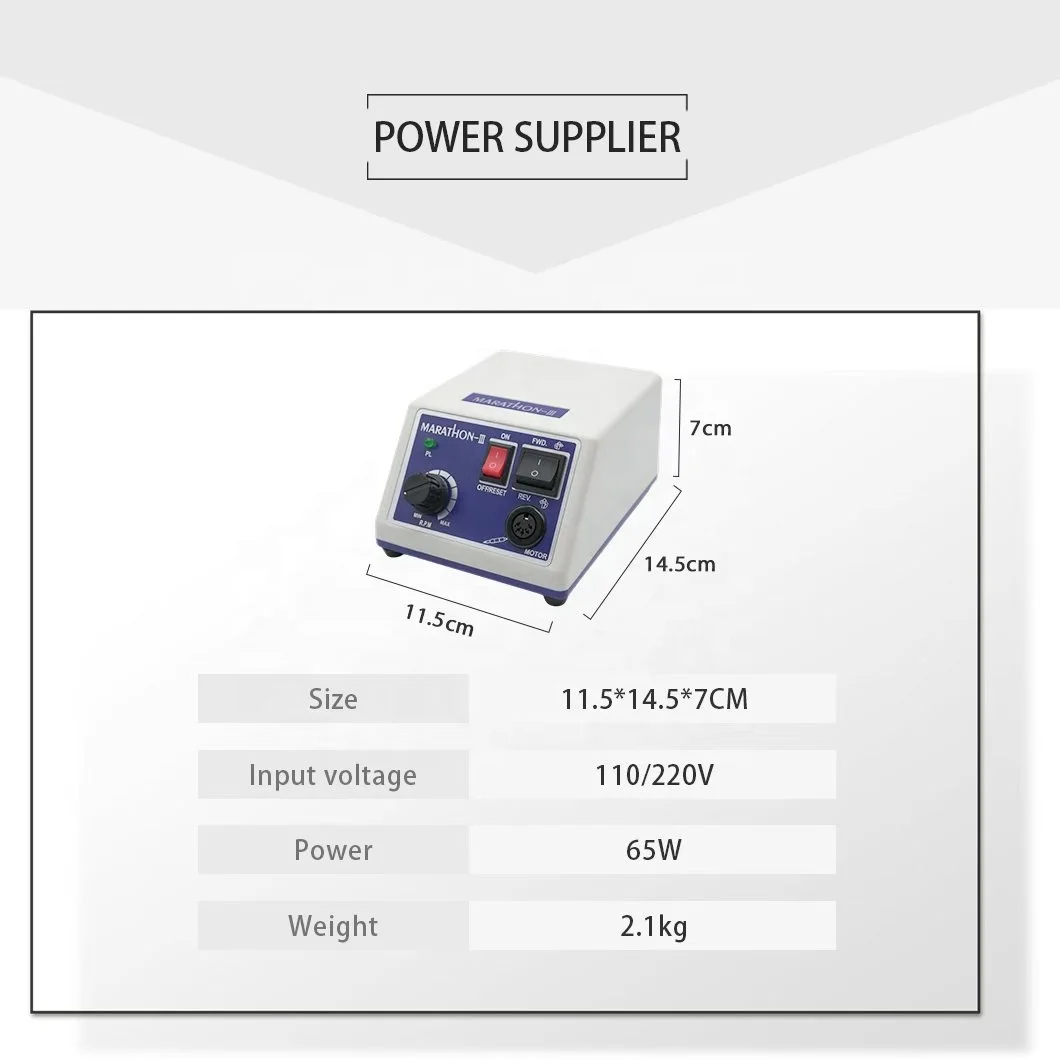 product a oem dental electric micro motor supply brush micromotor atmarathon n3 with 11 15 implant handpiece straight contra angle-5