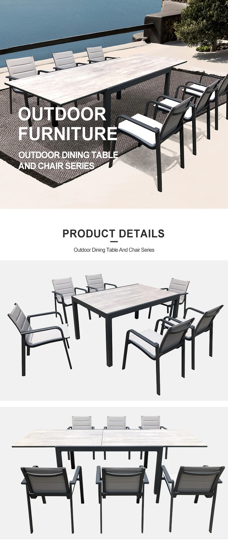high quality patio furniture sets on Garden Restaurant Stretch Table And Chairs Sets Outdoor Patio Modern Leisure Furniture Dining Table Sets Buy Folding Table Garden Table Outdoor Table And Chairs Product On Alibaba Com