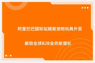 阿里巴巴国际站赋能宠物玩具外贸，解锁全球B2B业务新增长
