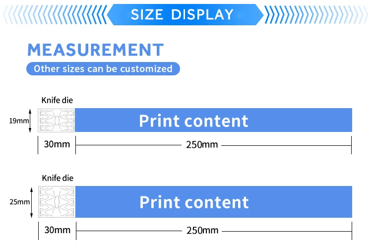 Professional supplier personalized waterproof can only be used once printing event bracelet ticket tyvek for music event