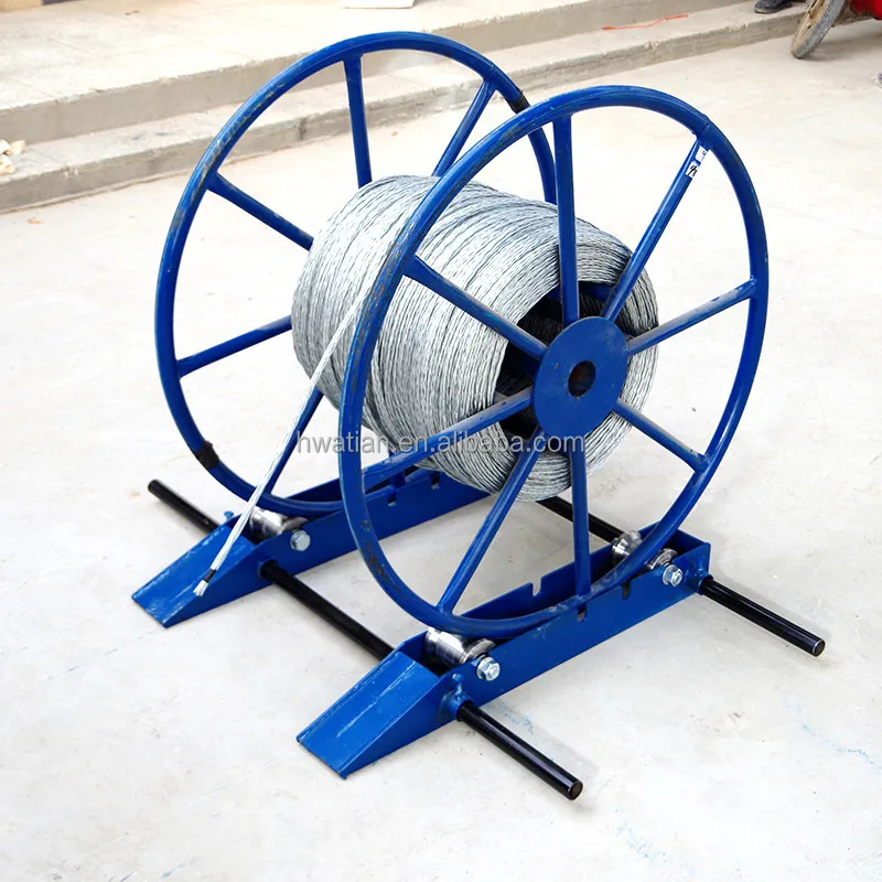 Guide Cable Drum Roller Fiber-optic Cable Laying Stand Cable Drum Roller Stands