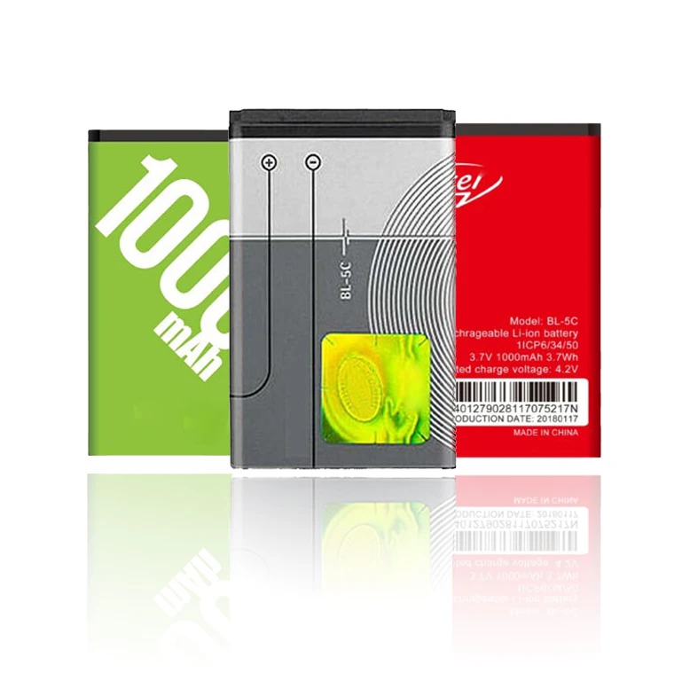 BL-5B Built-in Mobile Phone Lithium Titanate Battery for Nokia 5140 5320 5300 6120c 5200 6021 7260 7360 N80 N83 N90 3.7V 890mAh
