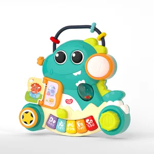 Early Educational Musical Instrument Electric Toy Dinosaur Piano Plastic Piano for Kids