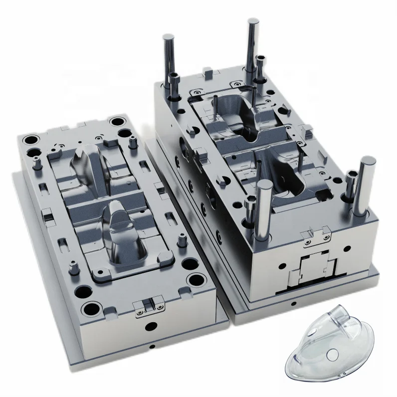 OEM Custom Molding Medical PVC Oxygen Face Facial Venturi Dome Mask Injection Mould Mold