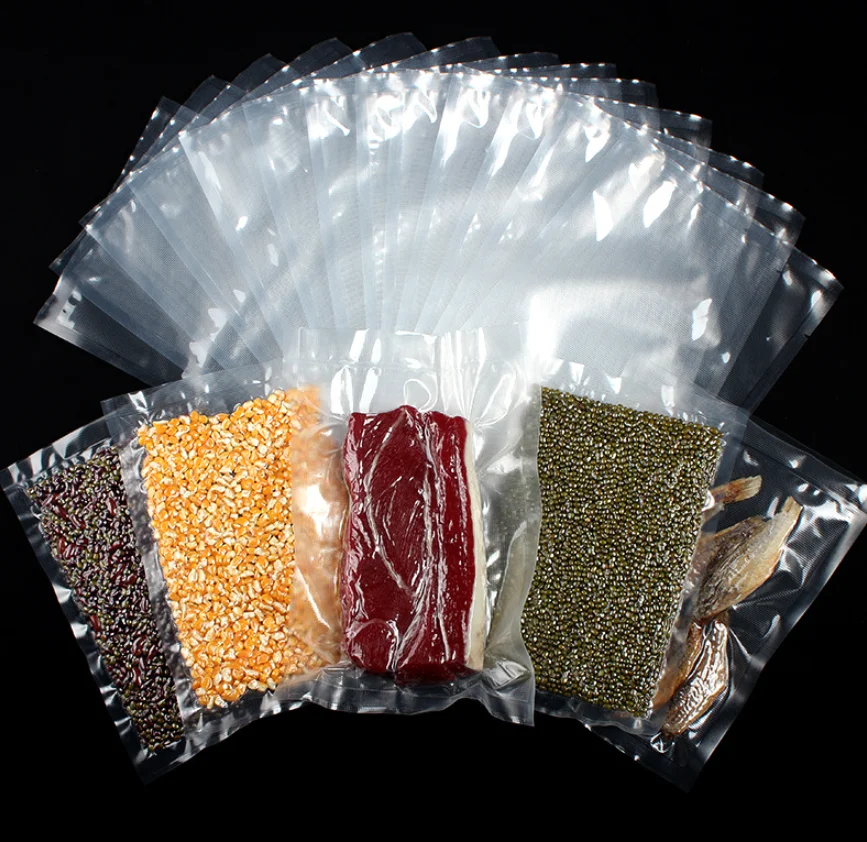 Custom Nylon Coextruded Thick Grain Vacuum Storage Bag Household Air