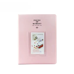 Mini Album Fotografico Con 64 Tasche Per Foto Instax - Adatto Per Fujifilm Mini 7s, 8, 25, 50, 90 - Colore Rosa