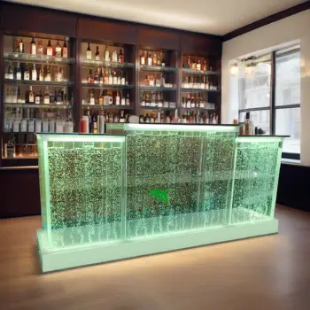 新しいデザインのモダンな光る水槽付きバーカウンター| Alibaba.com