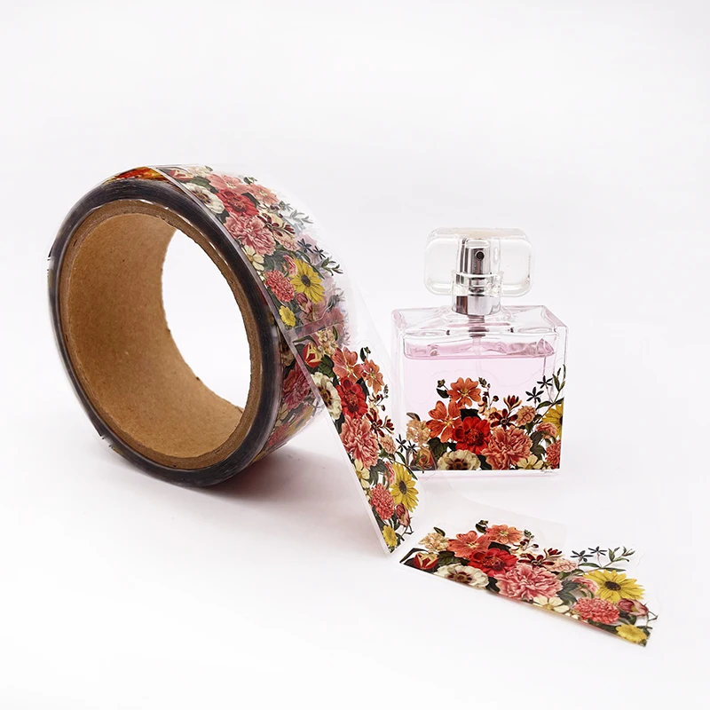 Printing Fashionable Waterproof Custom Sample Perfume Bottle Packaging Adhesive Roll Sticker Labels