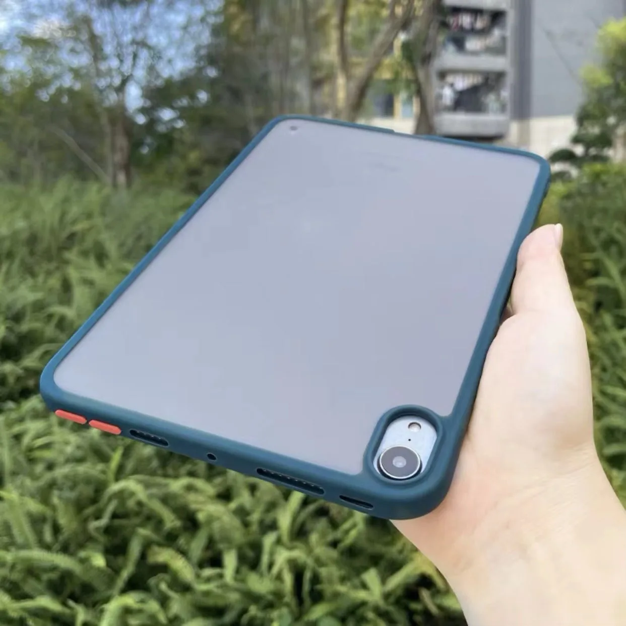 product laudtec frosted translucent tpu pc tablet protective case for ipad 10th generation simple business cover shockproof shell pbk317-10