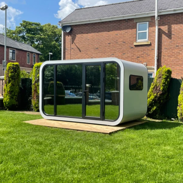 Outdoor Hotel Fully Assembled Cabin House Mobile Living Pod Cabin Cube ...