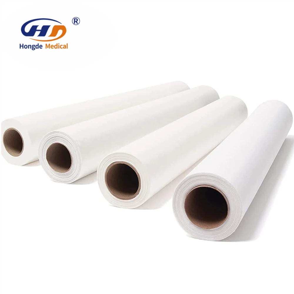 Factory Wholesale Disposable Sheet Roll for Hospital Use Surgical Bed Examination Crepe Paper