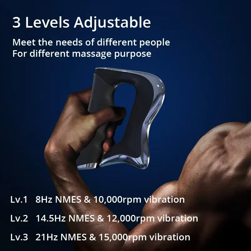 2025 Professional Personal Massage Device Handheld Deep Tissue Muscle Massager Upgraded Hyperblade