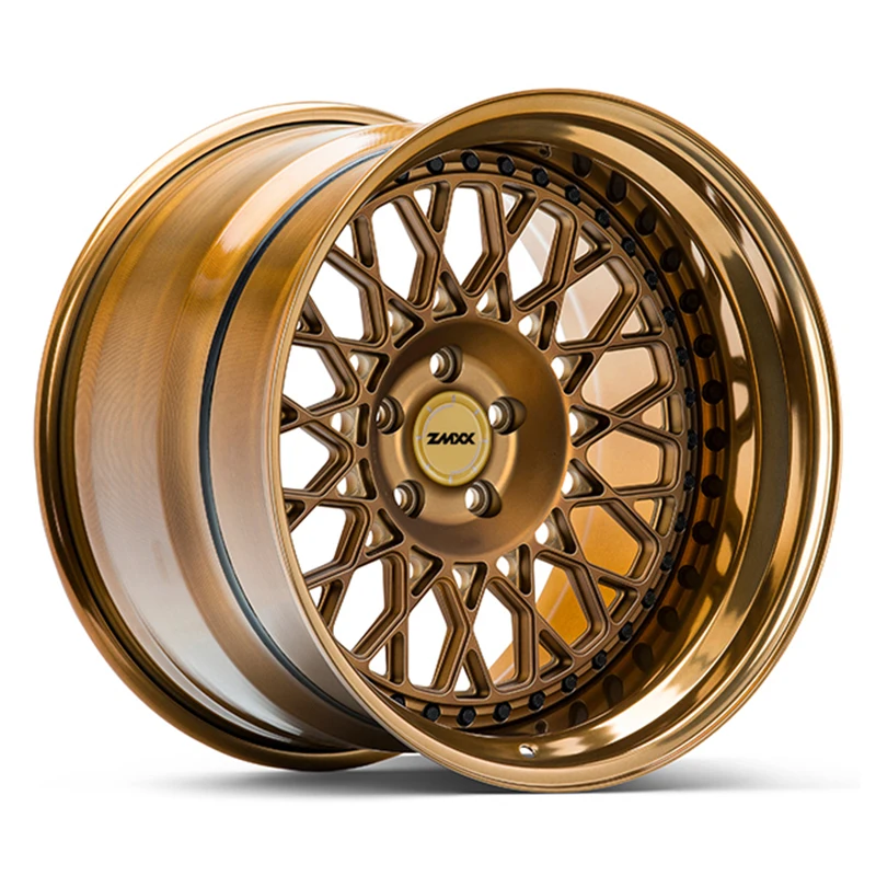 His Lip Rose Gold 2 Pieces 3 Pieces Forged Wheel Blank Rims 22 Inch For SF90 718 911 F458 570 GT