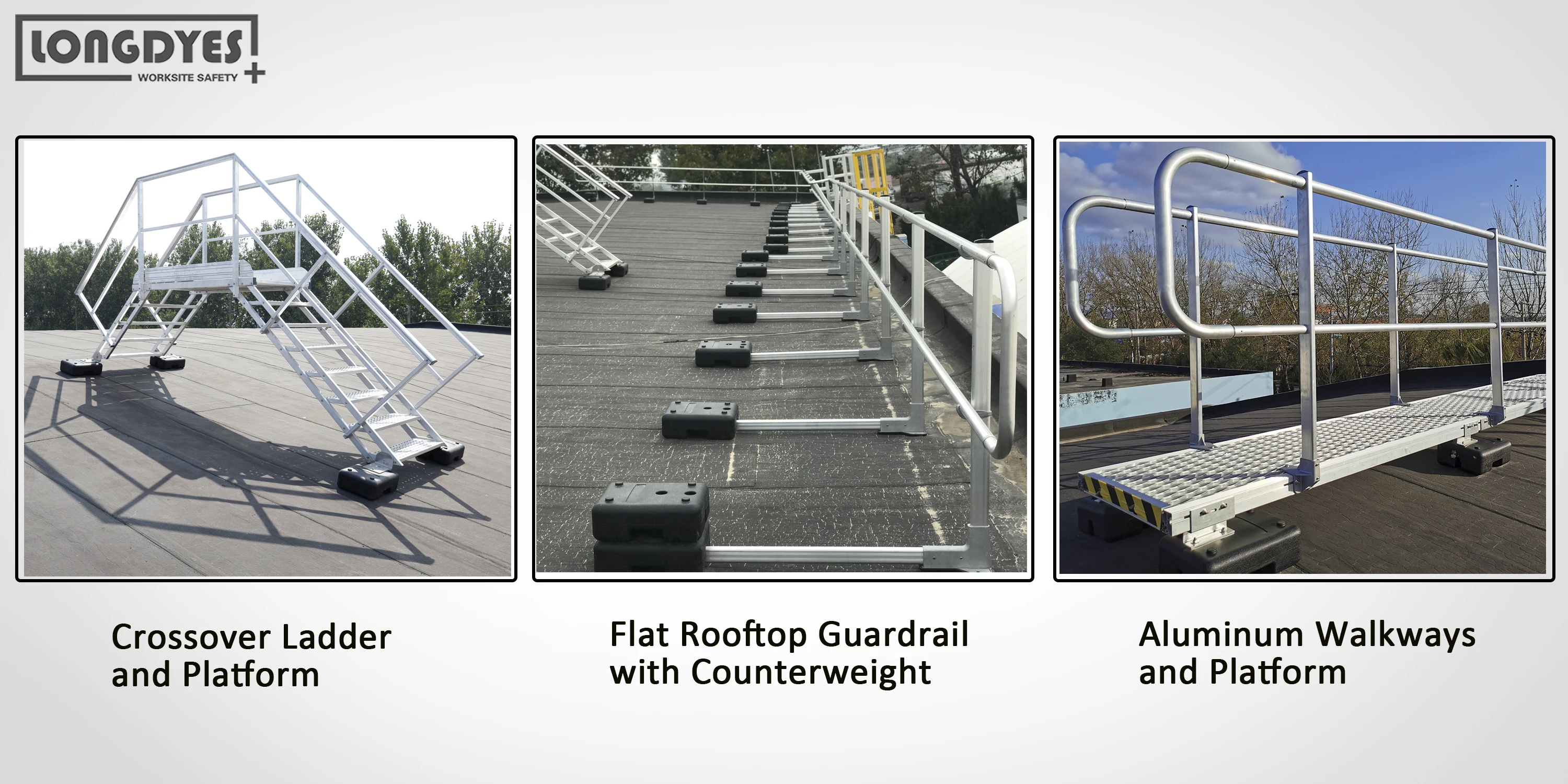 Parapet Temporary Clamp Guardrail Railing Handrail Fence