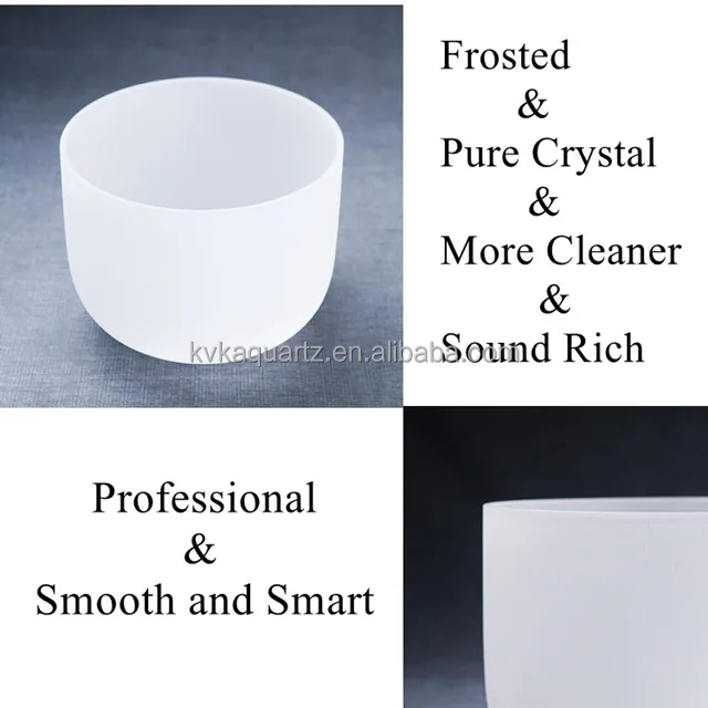 Sound Healing Crystal Singing Bowl Set 7 Chakras Buddha Handmade 432hz