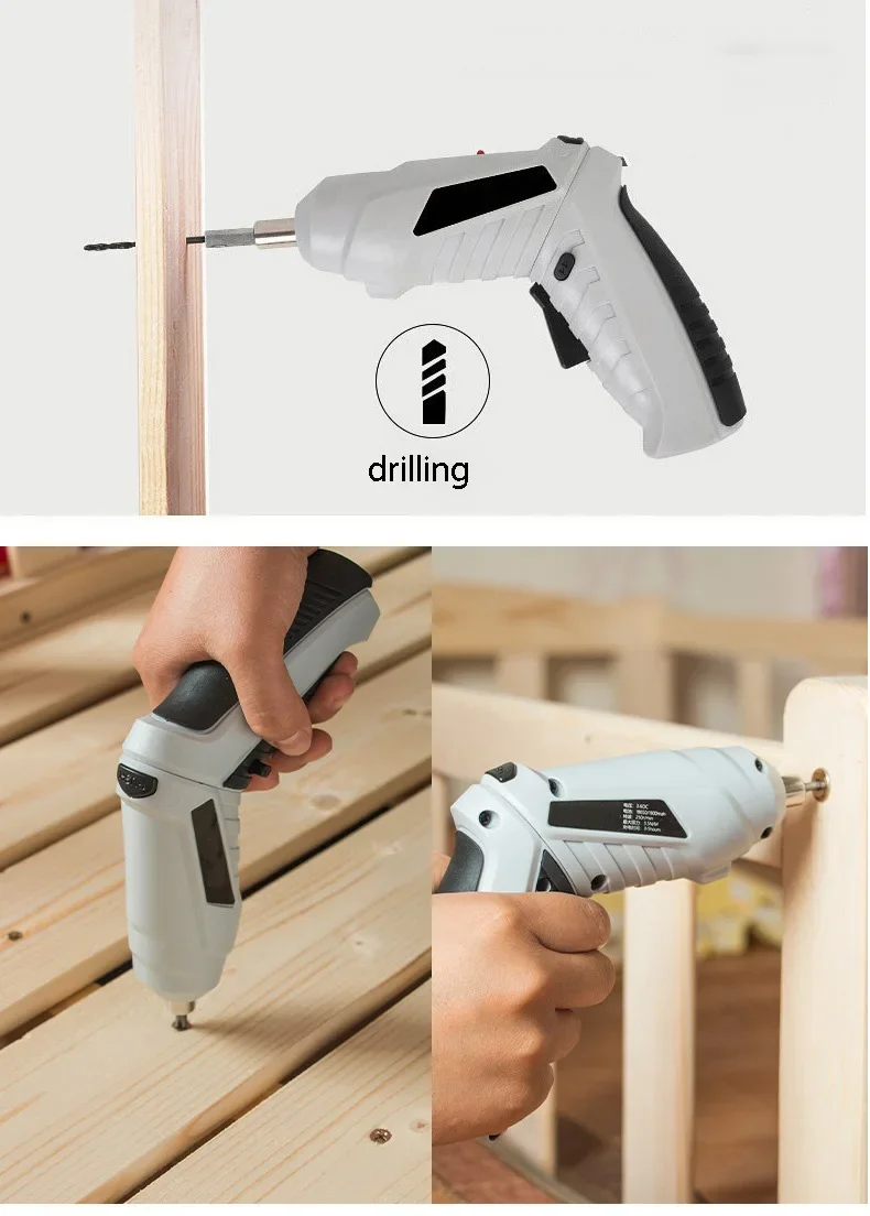 Multi Functional Electric Screwdriver Kit with 47 Accessories 3.6V Electric Screwdriver Mini Screwdriver Kit
