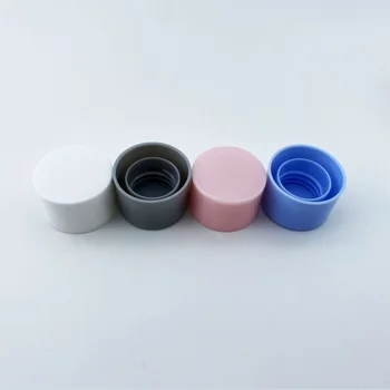 Cosmetic Bottle Cover 20mm Glossy Double Plastic Cap 20/410 PP Plastic Screw Caps
