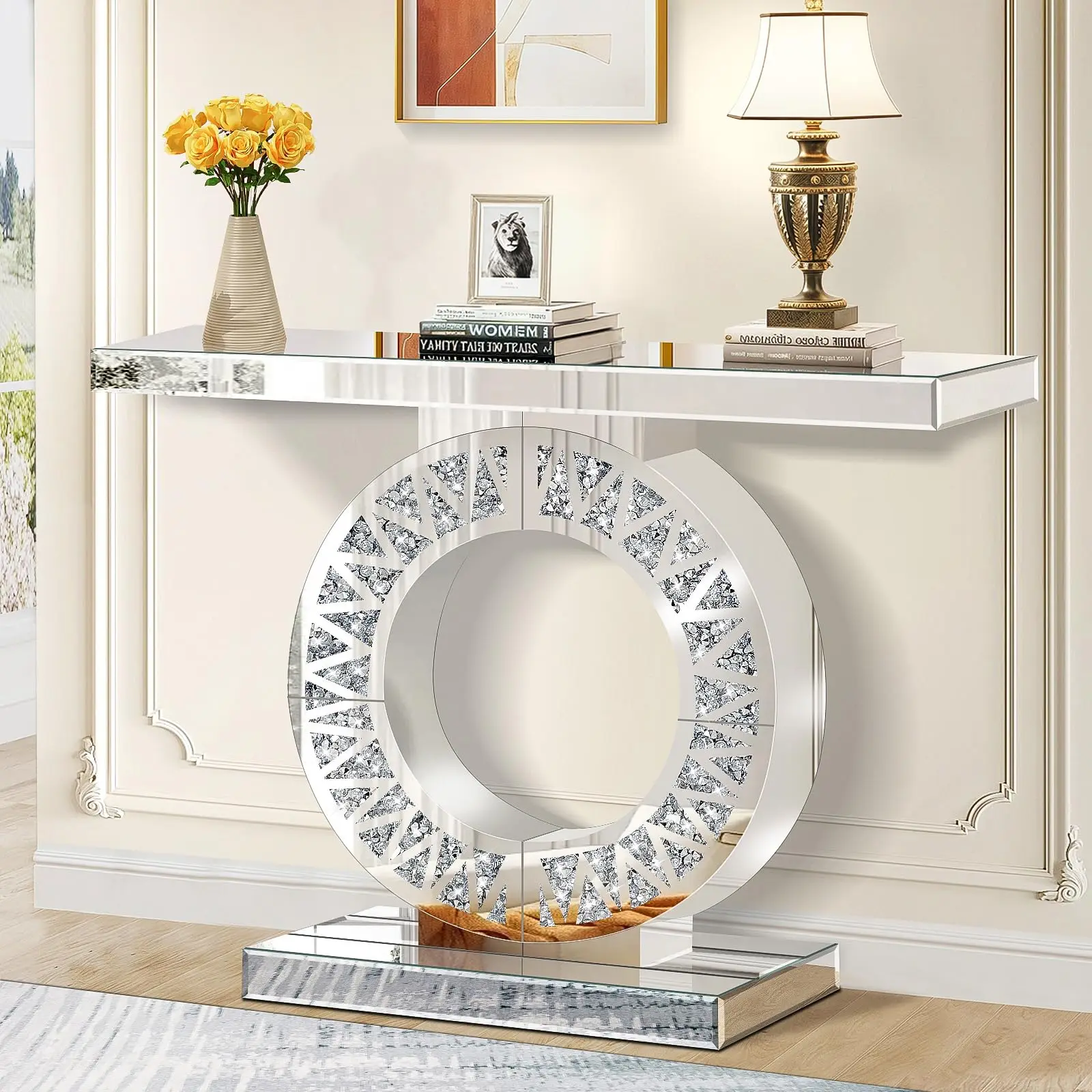 Elvarenae Estara Mirrored Console Table — product detail