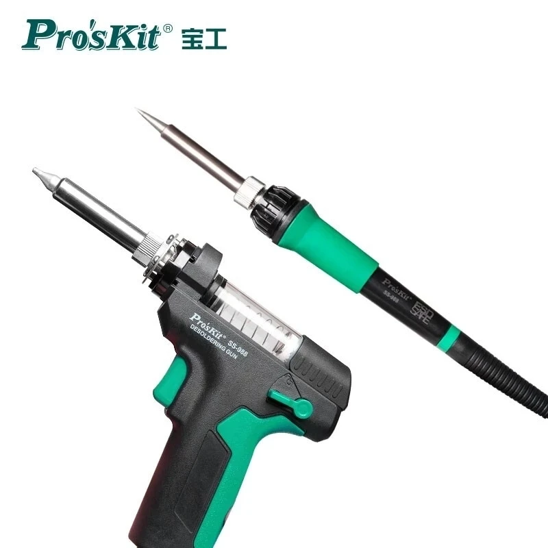 Pro'skit Ss988h Soldering Station Desoldering Pump With Smoke Exhaust