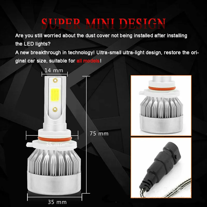  C6 LED Car Headlight factory