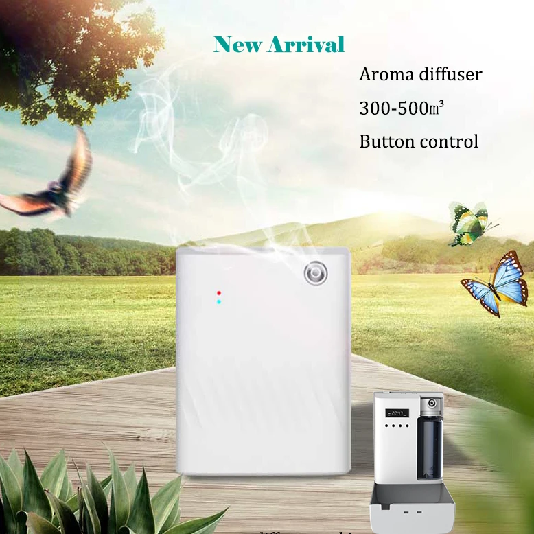 Diffuser Button Tonemy Button Control 220V AC Cold Cool Mist Wall Mounted Aroma ...